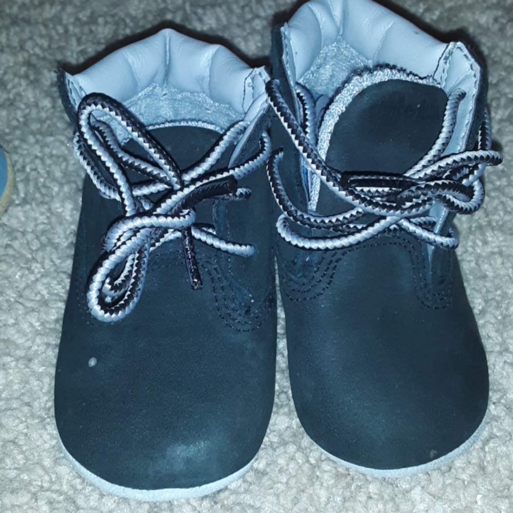 Black & grey timberlands